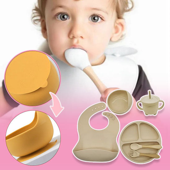 Baby mealset™/ Ensemble alimentation en silicone pour bébé