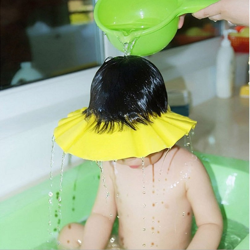 Visière chapeau pour douche bébé I ShampooCap™